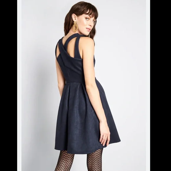slim fit dress slacks As by DF Demeter Stretch Suede Dress main image 0